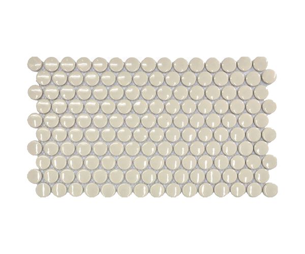 3/4 Penny Round Linen Glossy