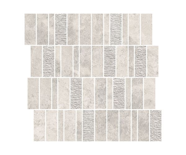 12X12 Pedra Azul Ivory Mosaic Mix
