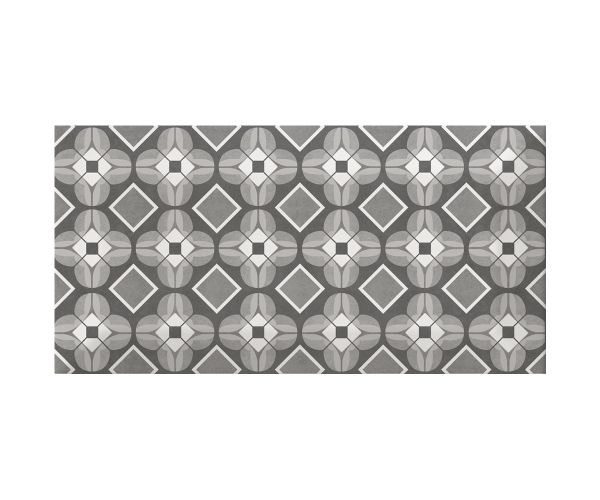 3''x6'' Metro Patchwork B&W (16 Motifs Aléatoires Mix)