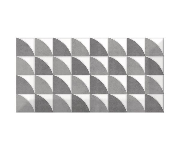 3''x6'' Metro Patchwork B&W (16 Motifs Aléatoires Mix)