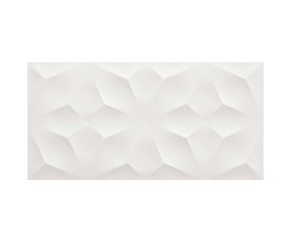 16''x32'' 3D Wall Design Diamond White Matt