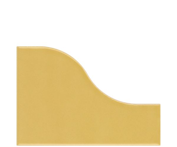 3,25X4,75 Curve Yellow Glossy