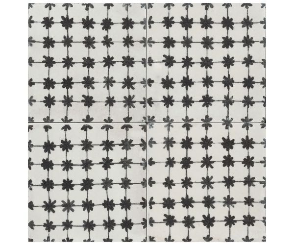 6X6 Memoria Nero Tappeto 1 Lux