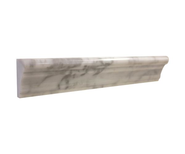 2''x12'' Collection Bianco Carrara Frame Moulure Poli