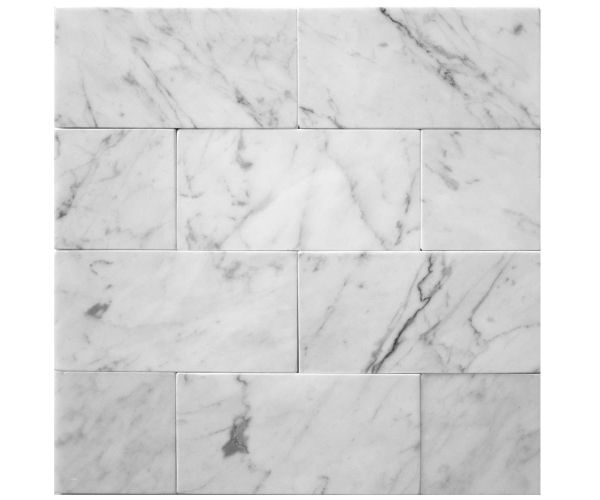3''x6'' Collection Bianco Carrara Poli