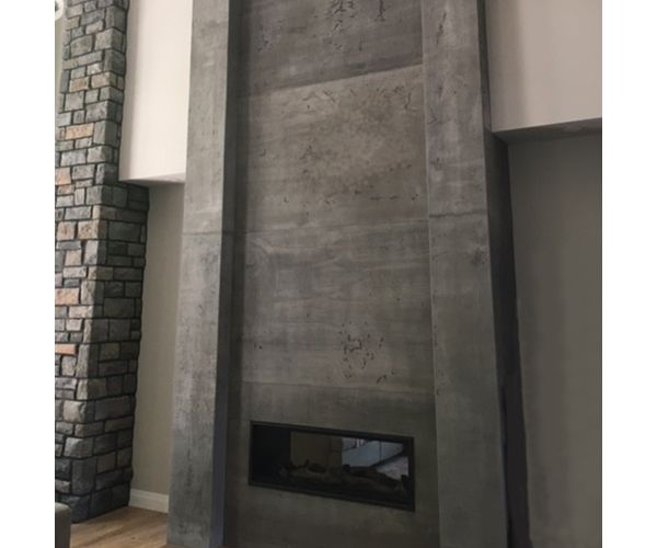 8''x48'' Peau De Béton® Onyx Raw