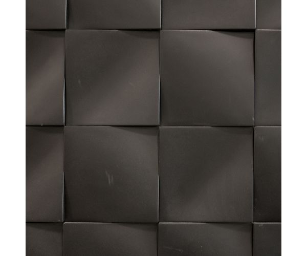 8''x8'' Fifth Avenue Wave Preto Fini Satin