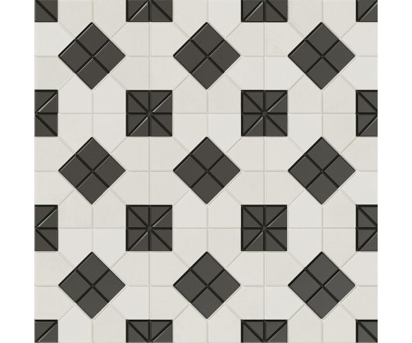 11X11 Tesserae Suit Black & White