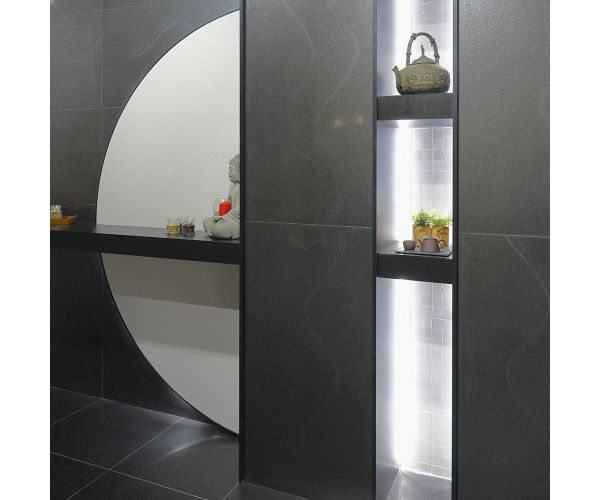 24X24 Akila Black Lux
