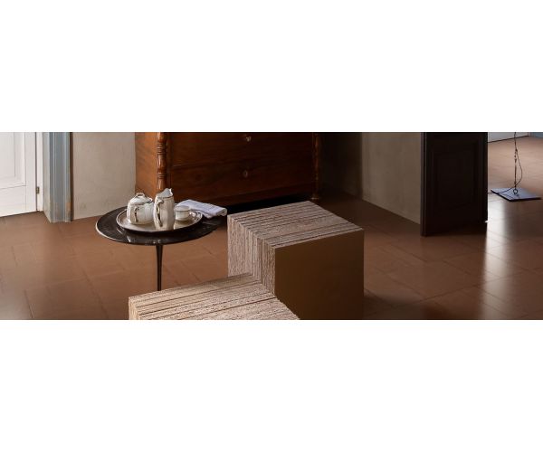 8X15 Terramater Cotto Decoro Struttura 3D Ritmo Lux