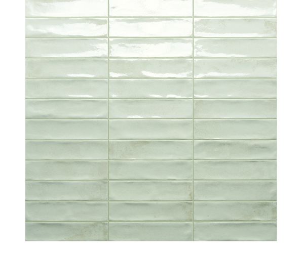 2X8 Marrakech White Brick Glossy