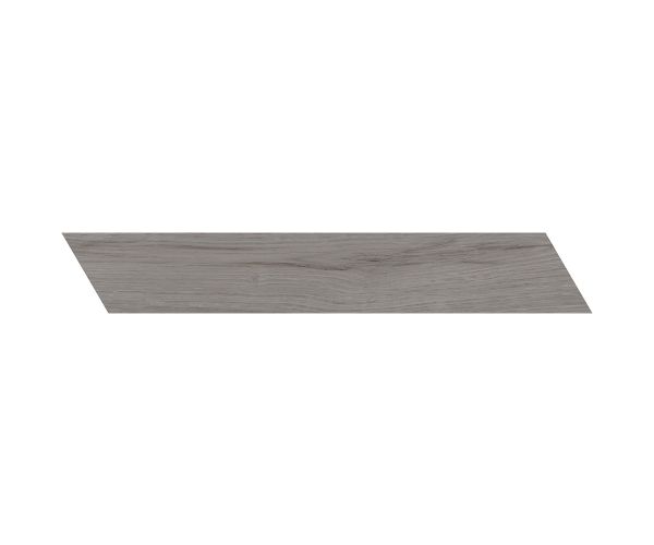 3''x18'' Lagom Chevron Coated Grey Nat.