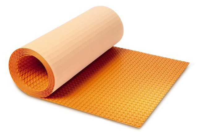 Schluter-Ditra-Heat Membrane de désolidarisation pour plancher chauffant (Rouleau)