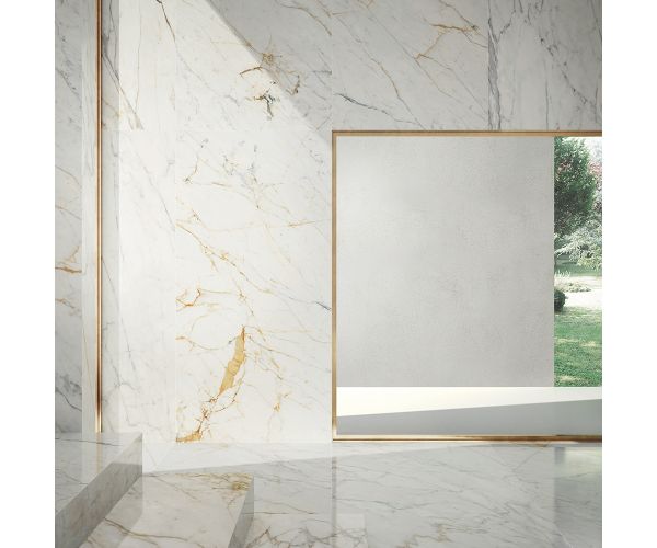 Grande Marble 12mm Golden White A Bookmatch Lux (64X127.5po)