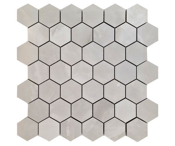 2In Tapi Onyx Bianco Hexagon Lev.