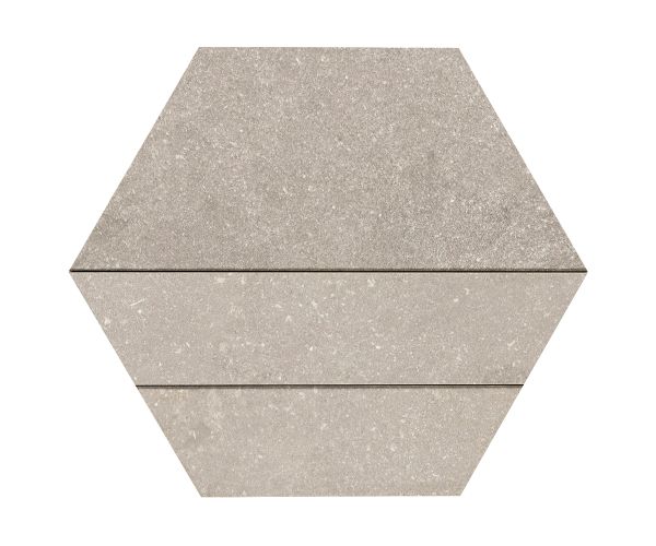 11.5X13.25 Lunar White Mosaico 3D