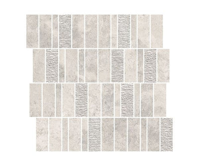 12X12 Pedra Azul Ivory Mosaic Mix