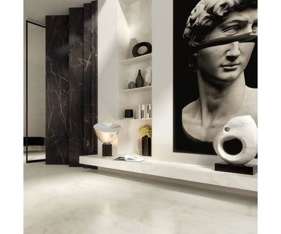 1.25X1.25 Marvel Shine Calacatta Delicato Mosaico Matt