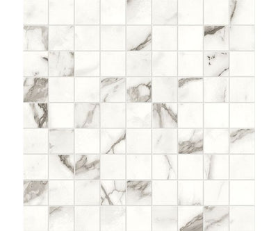 1.25X1.25 Marvel Shine Statuario Supremo Mosaico Matt
