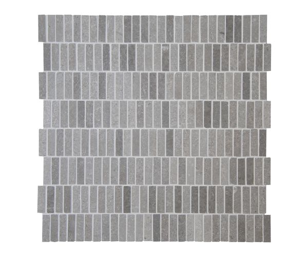 1,5''x0,45'' Mudmosaic Brickchip Ash Adouci