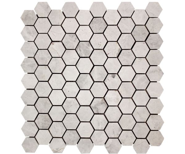 1¼'' Collection Polar Grey Hexagone Poli