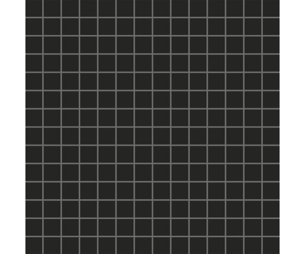 1''X1'' Porcelain Mosaic Preto Black
