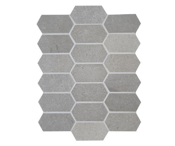 2''x4'' Mudmosaic Rock 2 Ash Adouci