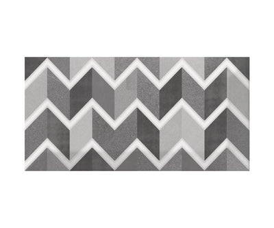 3''x6'' Metro Patchwork B&W (16 Motifs Aléatoires Mix)