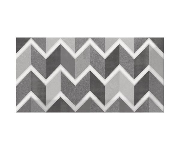 3''x6'' Metro Patchwork B&W (16 Motifs Aléatoires Mix)