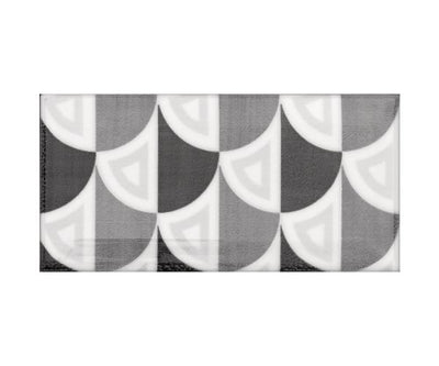 3''x6'' Metro Patchwork B&W (16 Motifs Aléatoires Mix)