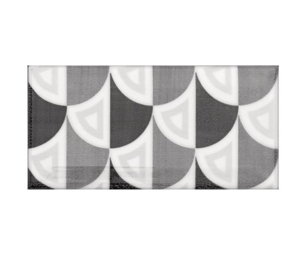 3''x6'' Metro Patchwork B&W (16 Motifs Aléatoires Mix)