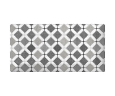 3''x6'' Metro Patchwork B&W (16 Motifs Aléatoires Mix)
