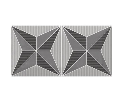 3''x6'' Metro Patchwork B&W (16 Motifs Aléatoires Mix)