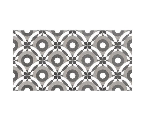 3''x6'' Metro Patchwork B&W (16 Motifs Aléatoires Mix)