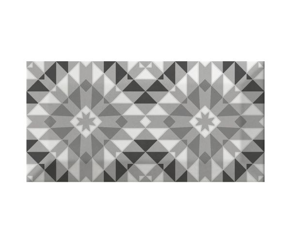 3''x6'' Metro Patchwork B&W (16 Motifs Aléatoires Mix)