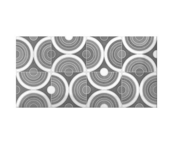 3''x6'' Metro Patchwork B&W (16 Motifs Aléatoires Mix)