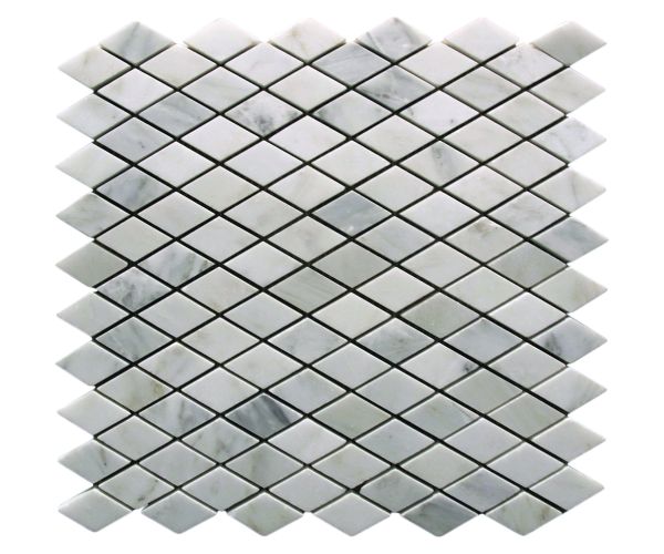 Classic White Diamond Mosaique Poli