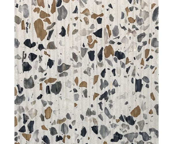 Terrazzo Collection Urban White Fluted Piccolo 3/4 (49X120po)