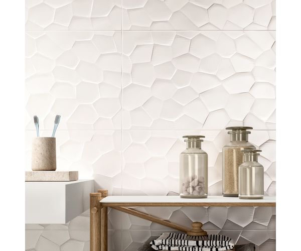 12''x24'' Color Code Drape 3D Bianco Luc. Rt