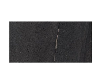 12''x24'' Pietra Di Basalto Nero Nat. Rt