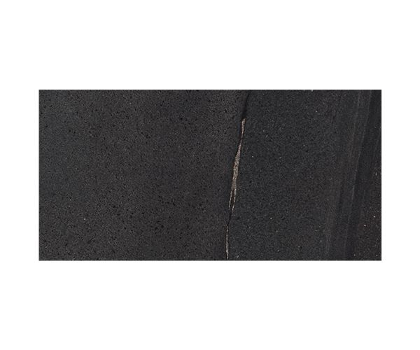 12''x24'' Pietra Di Basalto Nero Nat. Rt