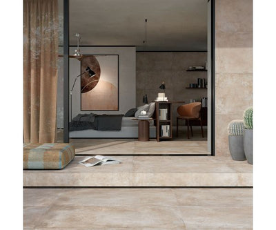 12X24 Plaza Beige Nat. Rt (Antibacterial)