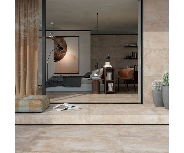 24X24 Plaza Beige Nat. Rt (Antibacterial)