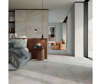 12X24 Plaza White Nat. Rt (Antibacterial)