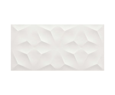 16''x32'' 3D Wall Design Diamond White Matt