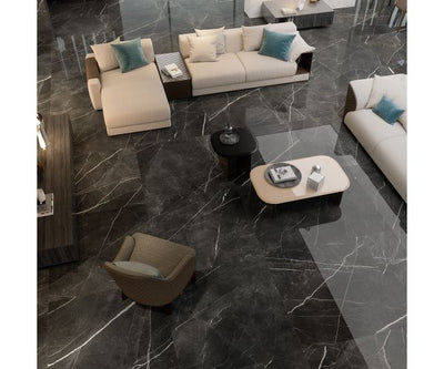24X48 Marvel Gala Calacatta Black Lev. Rt