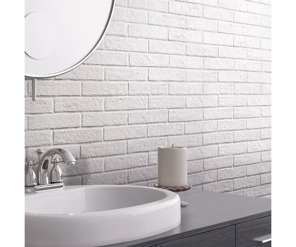 2.5''x10'' Brick New York White