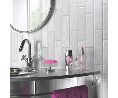 2.5''x10'' Color Trend White Glossy