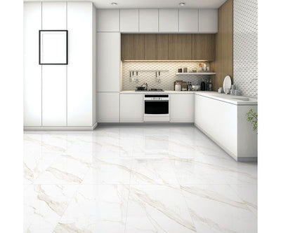 32X32 Statuario Gold Lev. Rt