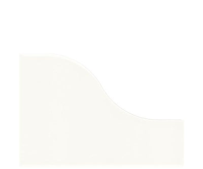 3,25X4,75 Curve White Glossy